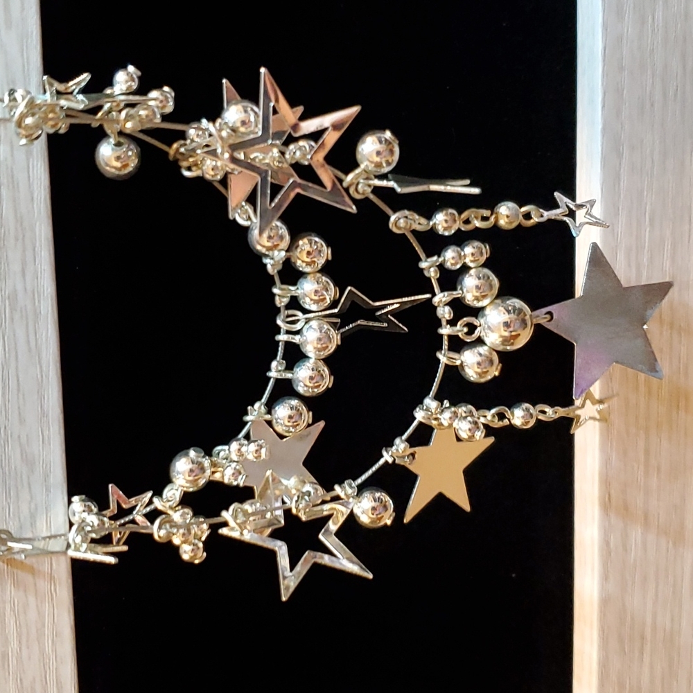 Silver star necklace